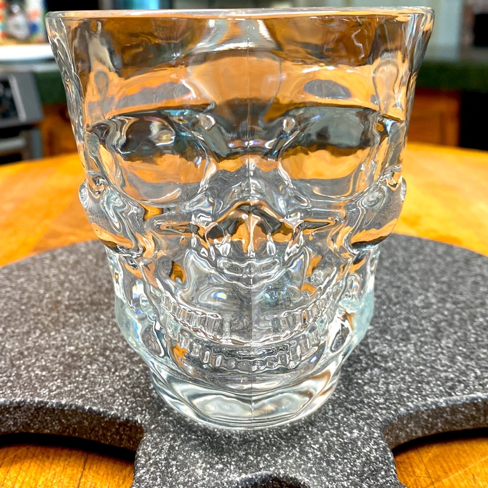 💀Skull glass mugs💀